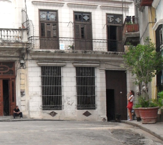 Edificio de la calle Cuarteles número 116, antes