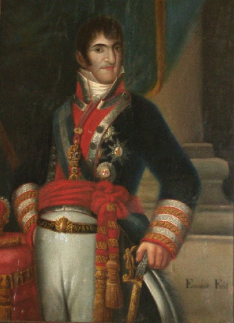 Fernando VII, retrato hecho por Vicente Escobar