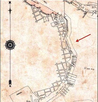 Plano de la Compañía del Puerto de La Habana,1911. Aparece el área libre de la Concesión Scovel