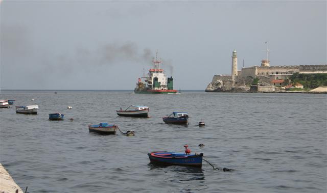 Canal de entrada a la bahía de La Habana / Foto: Alexis Rodríguez