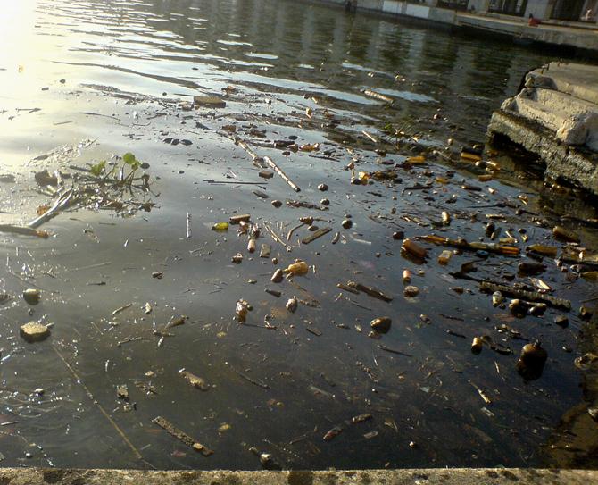 Bahía contaminada. Fotos: Alexis Rodríguez