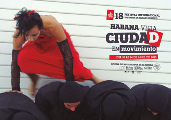 18. Festival Internacional de Danza en Paisajes Urbanos: Habana Vieja Ciudad en Movimiento