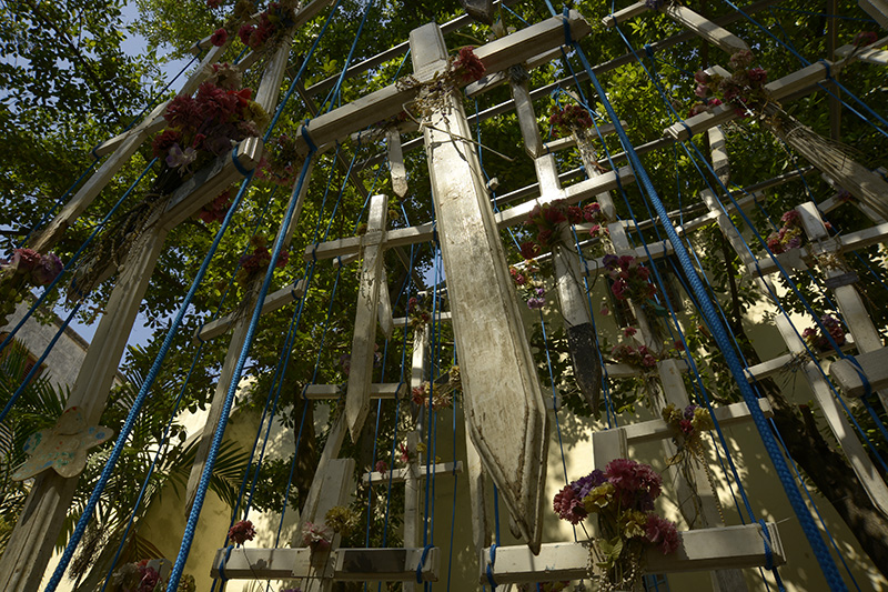 Malvinas. Cruces de los caídos