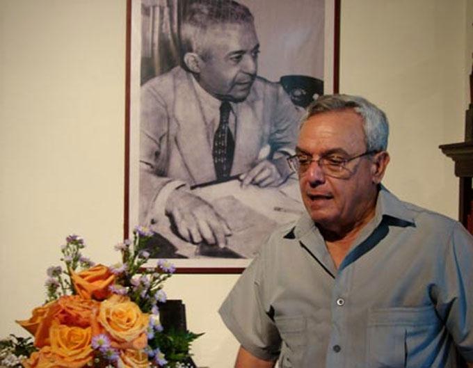 Eusebio Leal, homenaje perenne a Emilio Roig / Foto: Alexis Rodríguez