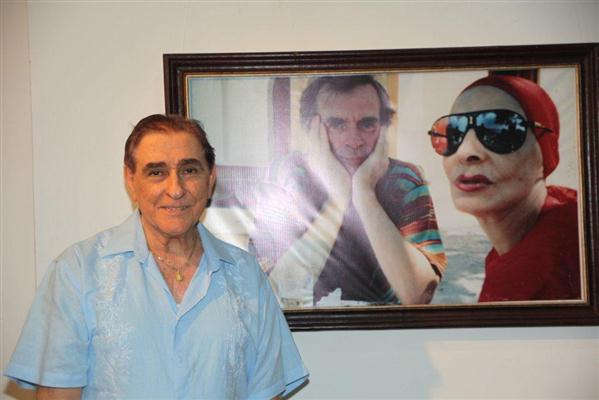 Pedro Simón y Alicia Alonso, en la Exposición de la Casa del Alba. Foto Nancy Reyes