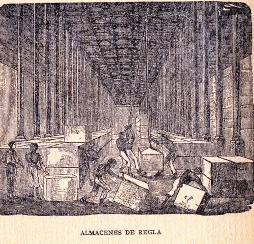 Almacenes de Regla. Plumilla de Samuel Hazard (Custom)