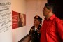 Pedro Villarroel, gerente de PDVSA Cuba recorre la exposición