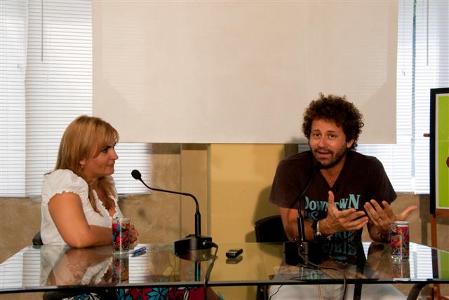 Magda Rasik junto a Raúl Paz