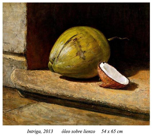 Intriga, 2013  óleo sobre lienzo 54 x 65 cm