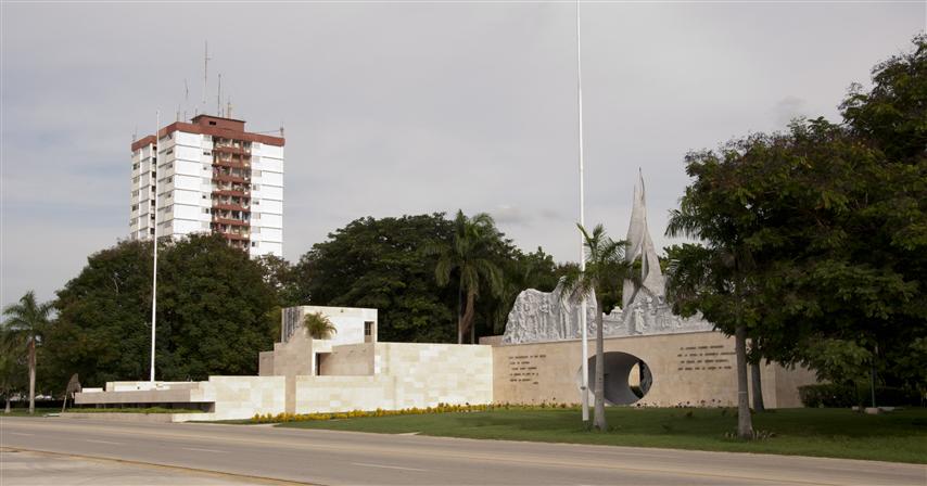 Vista de la Plaza de la Patria en Bayamo