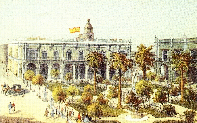 Plaza de Armas, 1841