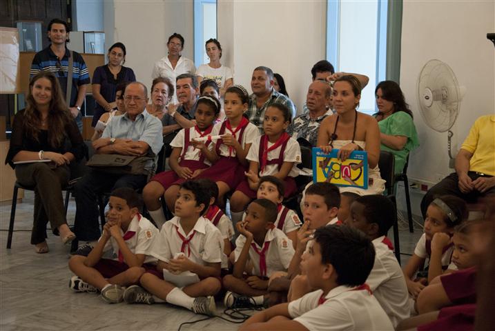 Homenaje a Juan Padrón en el Centro Histórico de La Habana / Foto Alexis Rodríguez