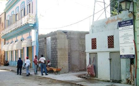 1-Parcela en Mercaderes, antes de la construcción del edificio