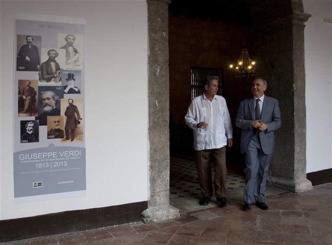 El embajador de Italia en Cuba, excelentísimo Sr. Carmine Robustelli / Foto Alexis Rodríguez