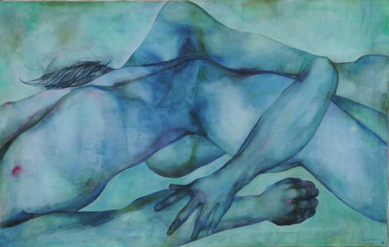 DSC_7271 Prólogo sin palabras, 1975 Óleo sobre tela 76 x 119 cm Colección MBSCM