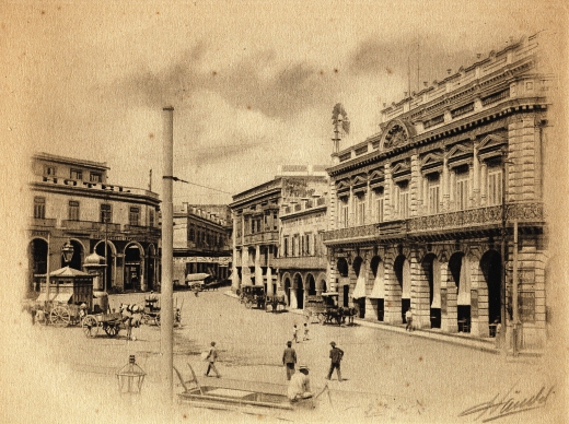 Plazuela de Luz, principios del siglo XX