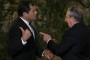 Raúl Castro saluda al presidente ecuatoriano, Rafael Correa, en el Palacio de la Revolución de La Habana. Foto: Ismael Francisco/ Cubadebate