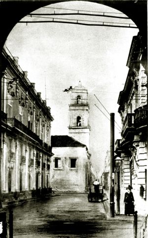 3-la torre del convento de Santo domingo, vista antigua
