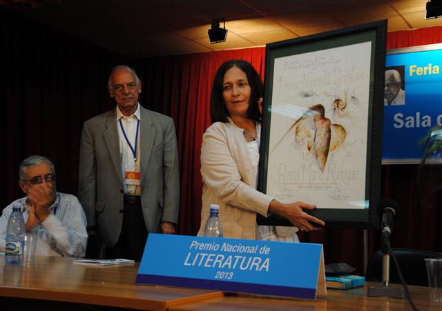 Entrega del Premio Nacional de Literatura / Foto Alexis Rodríguez