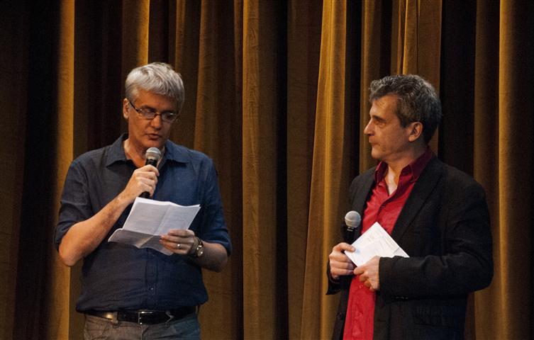 Serge Sándor, teatrista francés y director artístico del evento junto a Carlos Celdrán