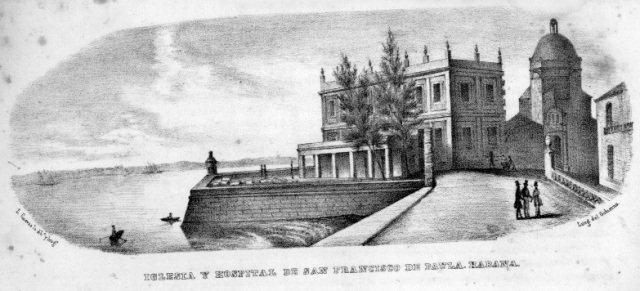 1-Iglesia y hospital de Puala, vista antigua