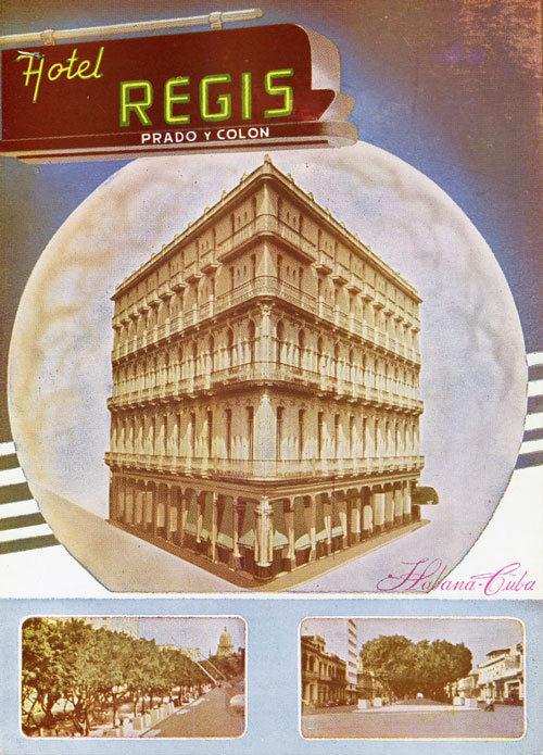 Hotel Regis,anuncio de la década de 1950 (Custom)