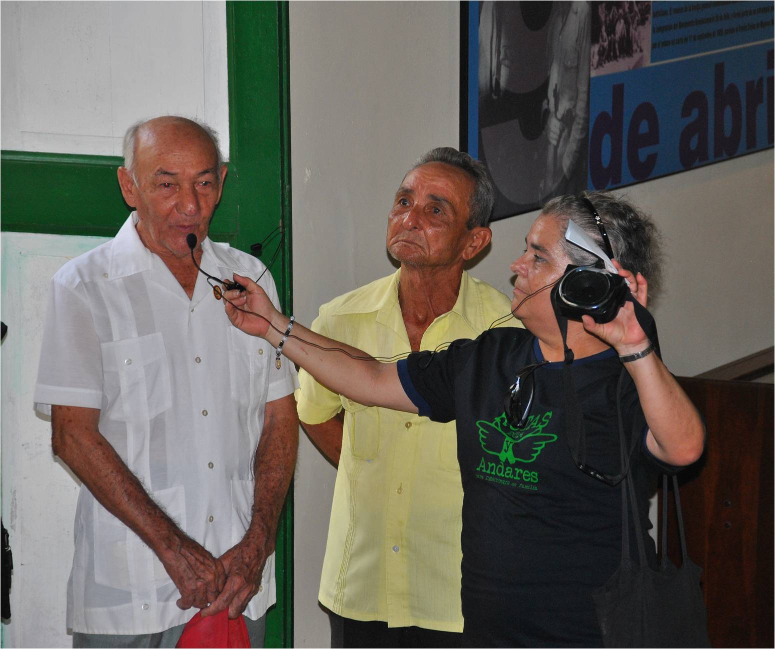 Los combatientes de la Sierra Maestra compartieron con el público sus vivencias