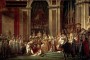 La coronación de Napoleón Bonaparte, emperador de los franceses, pintura del frances Jacques-Louis David (Custom)
