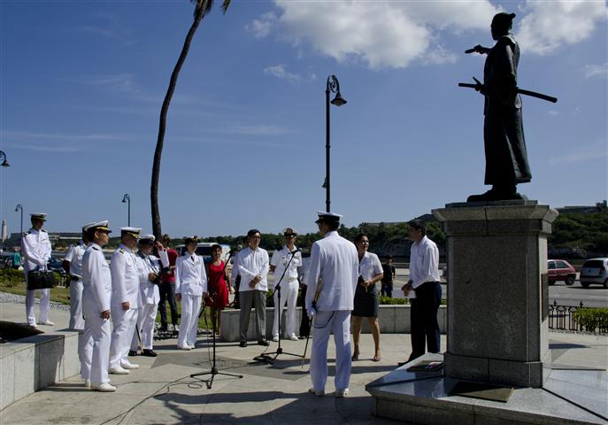 recorren munumento al primer samurai que visito la habana (Small)