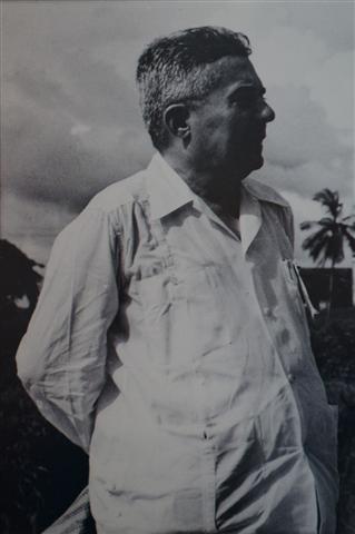 Fotografía tomada al primer Historiador de La Habana, Dr. Emilio Roig.