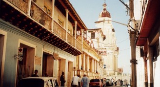 Calle Heredia en Santiago de Cuba
