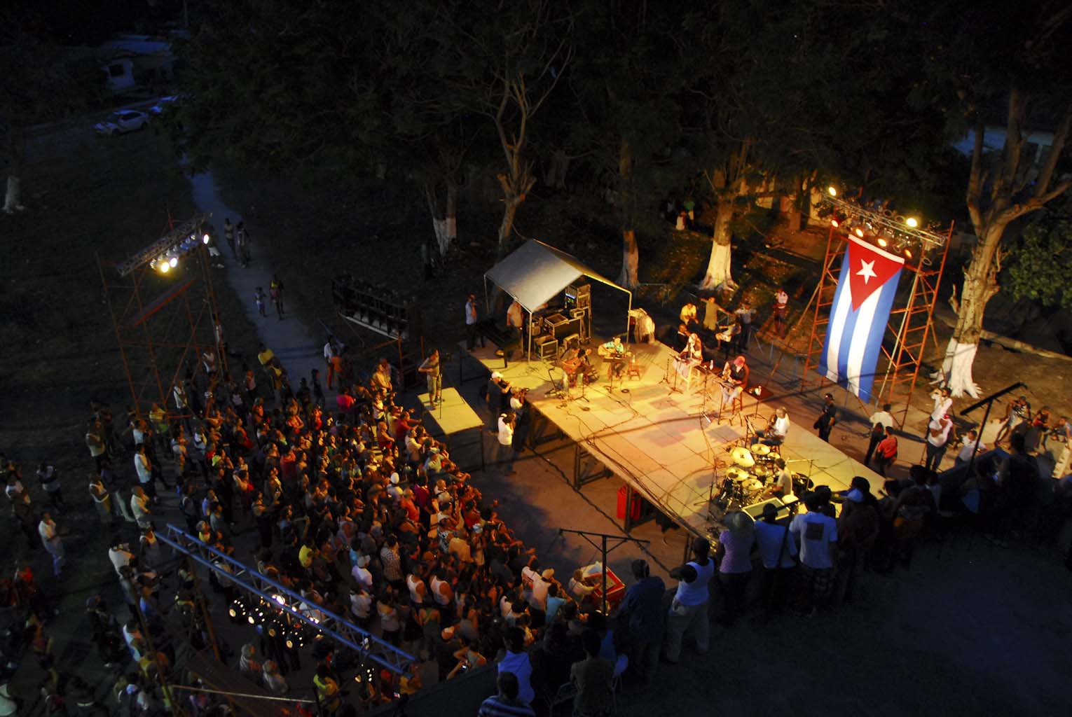Concierto por los barrios habaneros. Miraflores, Boyeros. Foto: Iván Soca.