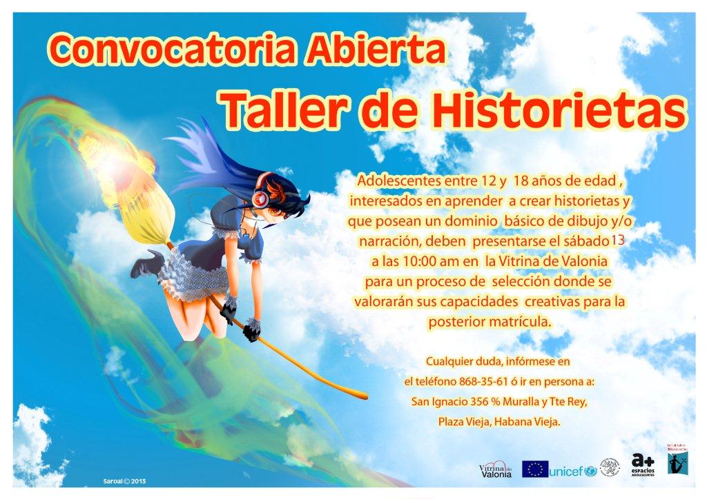taller de historieta de la vitrina