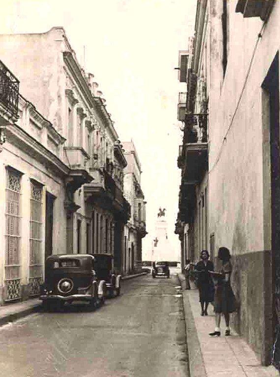Vista de la calle Habana, primera mitad del XX