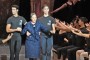 La prima ballerina assoluta cubana, Alicia Alonso, durante la inauguración del 24 Festival Internacional de Ballet de La Habana, en el teatro Karl Marx