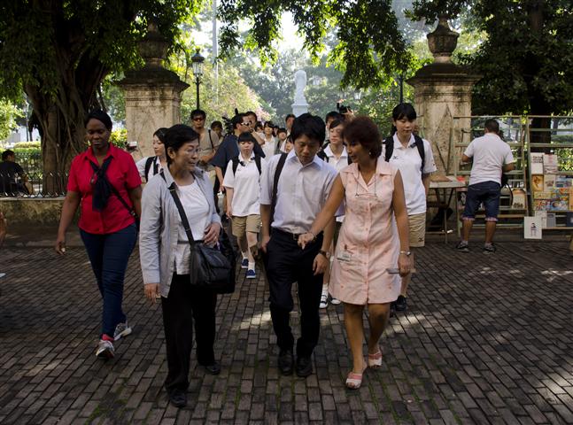 Recorrido por la calle de madera 