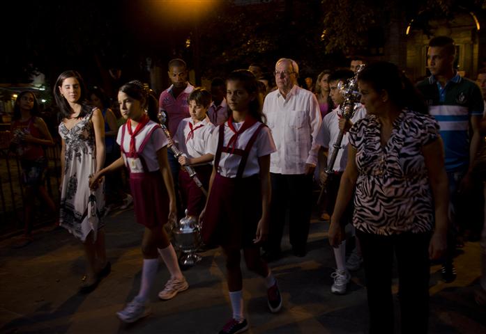 Ceremonia que recuerda la fundación de La Habana