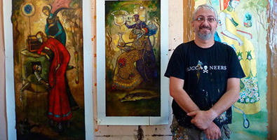 Pintor cubano Carlos Guzmán Foto: Oncubamagazine.com