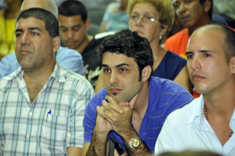 Osvaldo Pestana Montpeller (Montos) entre los ganadores del concurso Ojalá de 2012  