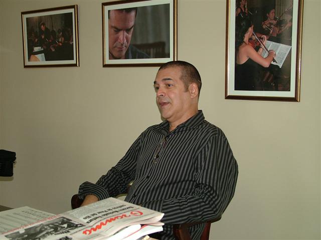 Ulises Hernández, director del Lyceum Mozartiano de La Habana / Foto Alexis Rodríguez