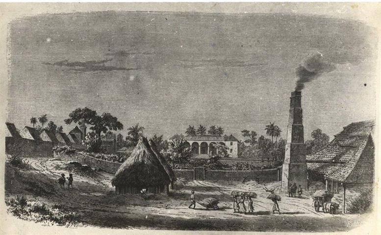 Grabado Vista detrás -Ingenio,1851-53, (Small)