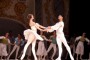 Estudiantes de ballet durante la función