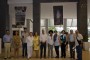 La delegación en el Museo Nacional de Bellas Artes
