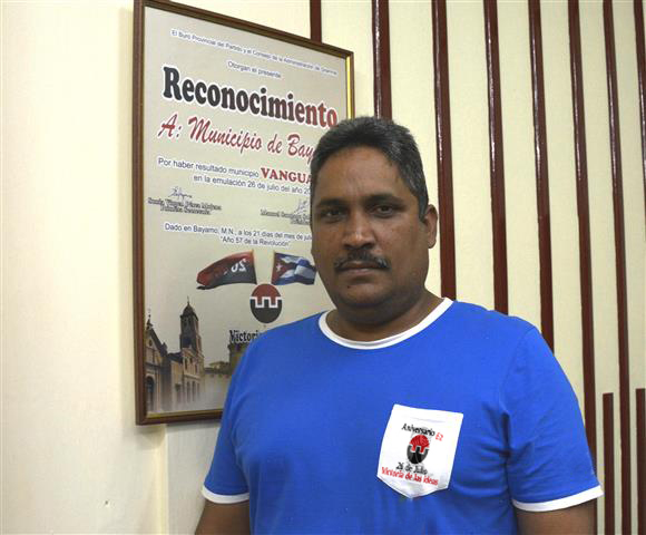 Samuel Calzada Deyunde, Presidente de la Asamblea Municipal del Poder Popular en Bayamo