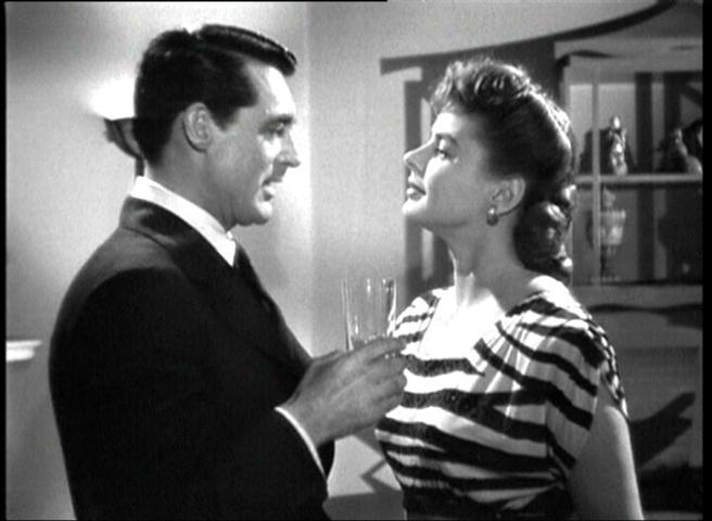 Junto a Cary Grant en “Notorious”