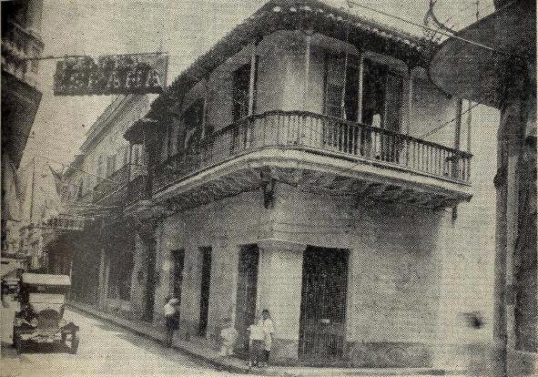 1-Calle villegas, vista antigua, casa señalada con el No. 67