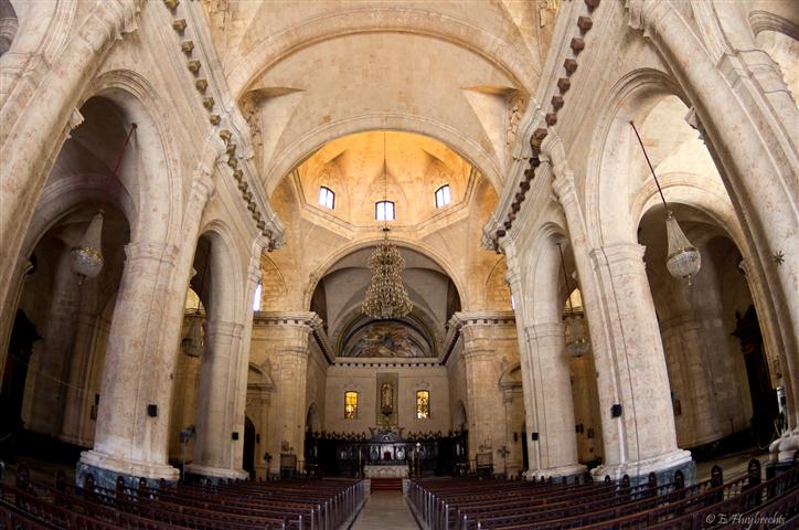 Interior de la Catedral de La Habana
