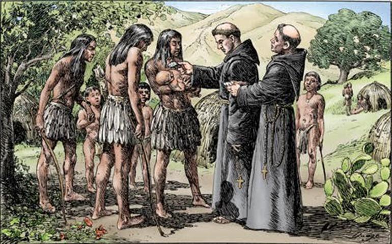 Evangelización de los indios