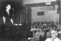 María Zambrano en el Aula Magna de la Universidad de La Habana. Septiembre de 1943