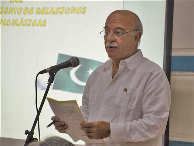 Excelentísimo Señor Kamran Shafi, embajador de Pakistán en Cuba. Foto: Alexis Rodríguez